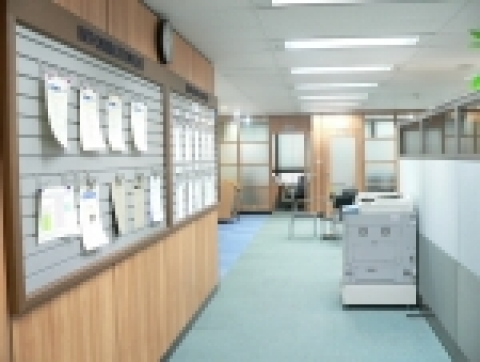 센터 내 CTC(전직지원실) 입구