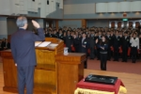 한수원, 2006년도 신입사원 입사식 거행