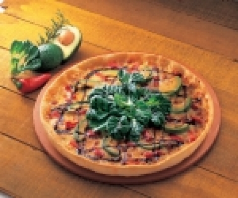 발사믹 아보카도 피자