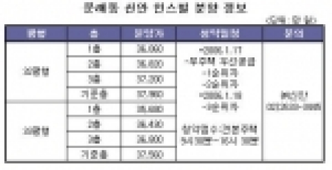 문래동 신안 인스빌 모델하우스 탐방