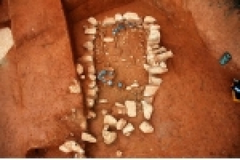 영동리고분군 제1호분 1호석실 전경