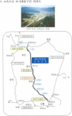 고속도로 조기개통구간 위치도