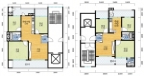 (좌) 월계동 한진한화그랑빌 24평형 B타입 (우) 신도림동 동아3차 24평형