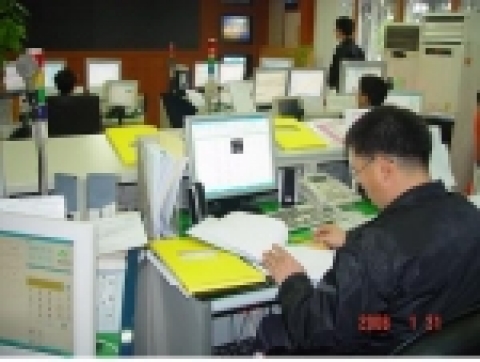 충청북도 소방본부 119 상황실