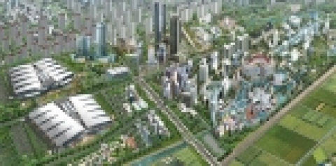 한국국제전시장(KINTEX) 주변시설 조감도