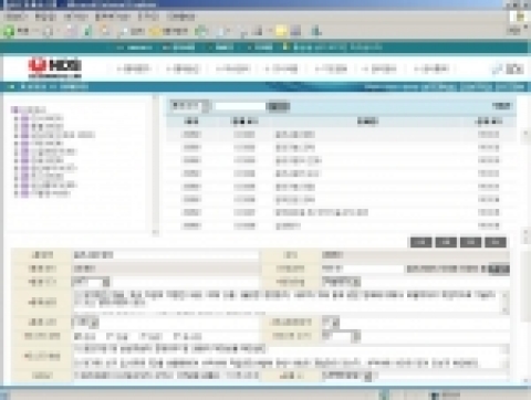 S3-ICS 메뉴 캡쳐화면(내부통제활동을 평가하기 위한 기초정보(통제 주기, 유형 등)를 설정, 관리할 수 있는 화면)