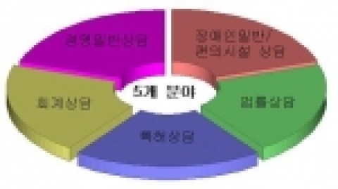 화상상담 서비스 분야통계