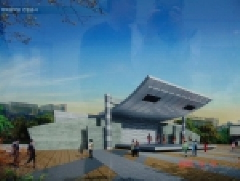 광주광역시청 문화광장 야외음악당 투시도