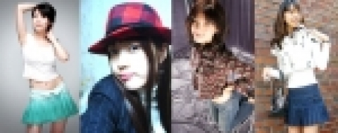 여자 후보 4명 (사진왼쪽부터 1번 최아림, 2번 조혜림, 3번 김미정, 4번 정다이)