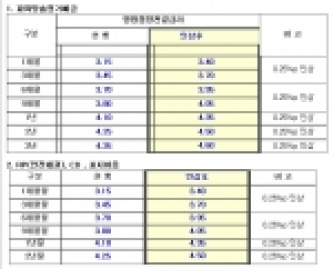 금리 인상 내용