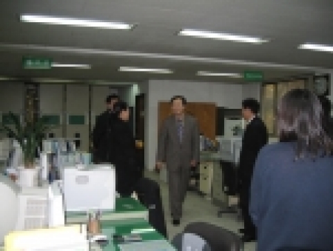 허경태 청장과 수원국유림관리소 방문 모습