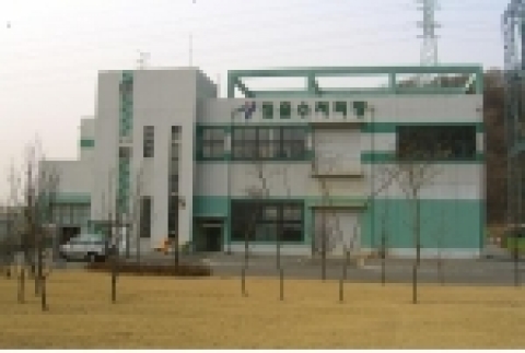 침출수처리장 전경