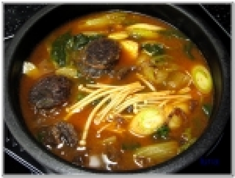 대상을 받은 순대국