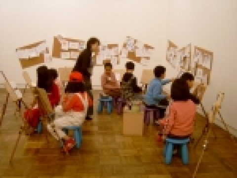 미술체험활동 모습