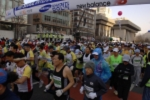 서울국제마라톤 대회 사진