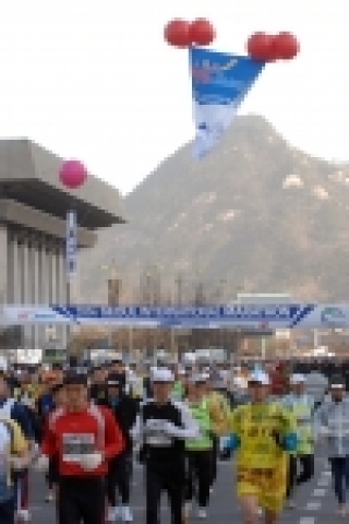 서울국제마라톤 대회 사진