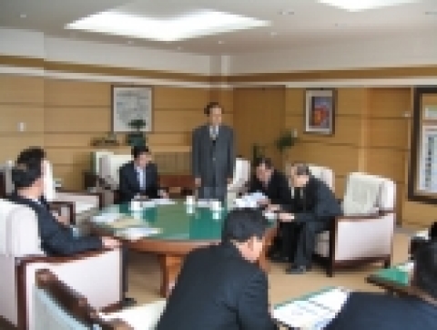 보령교육청 자문위원회 회의 장면