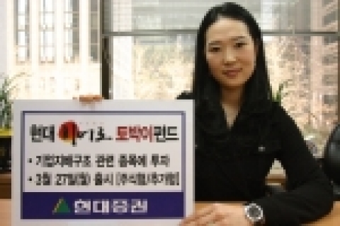 현대증권은 오는 3월 27일(월)부터 현대 히어로 토박이 펀드(주식형, 추가형)를 출시한다고 밝혔다.