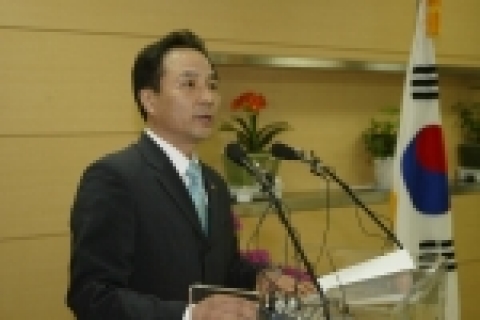 김명곤 신임장관 취임식