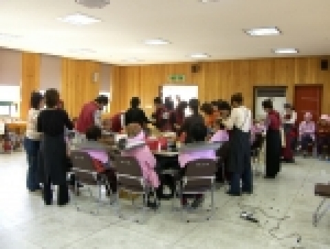 경상북도 기능동우회 미용봉사활동