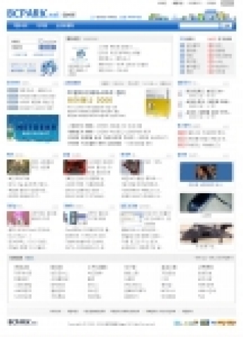 비씨파크가 웹서비스를 포털 디자인으로 대대적으로 개편했다.