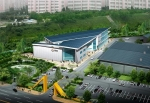 1,500평 규모의 종합컨벤션센터를 건립된 중소기업 전문 전시컨벤션센터 조감도