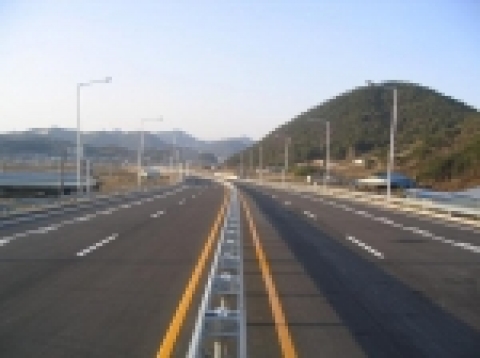창원시 소계-북면간 도로(국도79호선) 개통한 도로