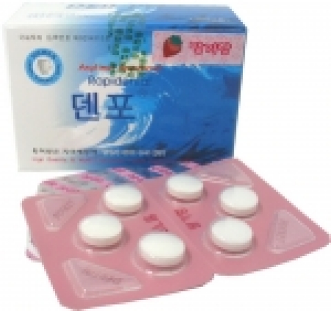 발포성 치아 세정제 덴포&#039;딸기향&#039;