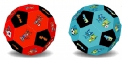 핑거볼(Finger Ball) 완성품 2종(적색, 청색)