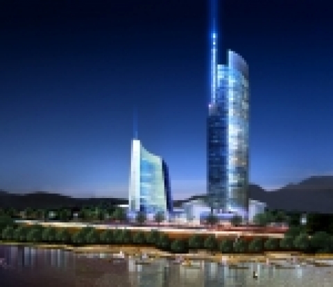 복합다기능국제컨벤션타운(WTC)조감도