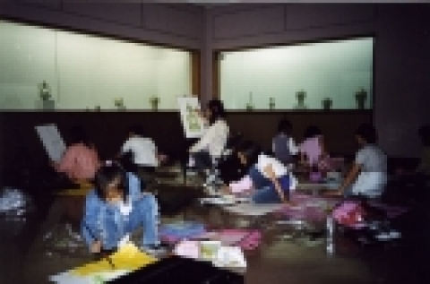 2004년 어린이문화재 그리기대회 행사 모습