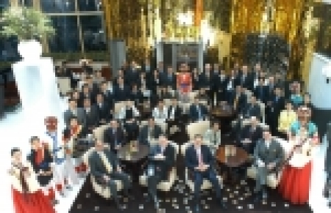 지난 3월 30일 서울에서 개최된 월드 오브 아코르 호텔 엑스포에 참가한 전세계 아코르 호텔 대표단