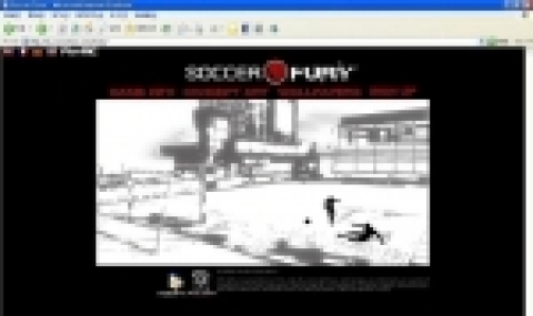 사커퓨리 티저 웹사이트(www.soccerfury.com)