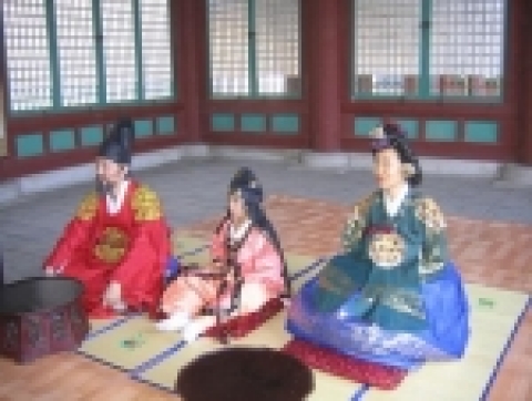 문안드리는 모습