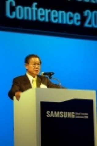 정부정책관련 강연중인 권태신 재정경제부 차관