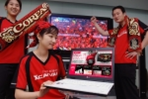 LG전자(대표:金雙秀/www.lge.com)는 10일부터 인터넷 포털 사이트(daum)와 손잡고 온라인 응원 이벤트를 진행한다.