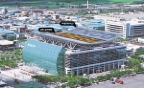 EXCO DAEGU 태양광발전시설 조감도