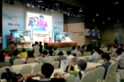 용산 e-Sports Stadium에서 개최된 'EA SPORTS TM FIFA ONLINE’ 론칭 기자간담회