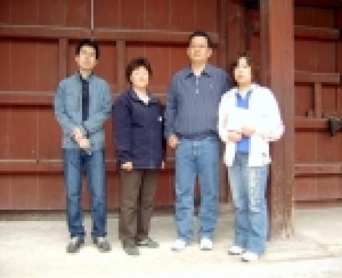 화재진압 유공자(좌로부터 이규남, 박춘옥, 양해룡, 이윤정)
