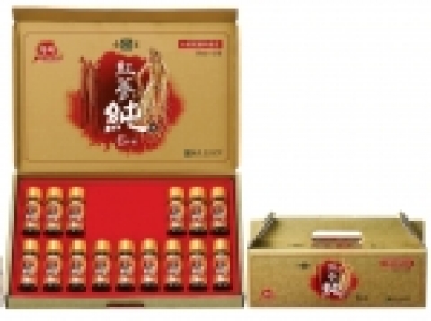(左)솔표 홍삼순액 15개들이 (右)솔표 홍삼순액 선물용 30개들이
