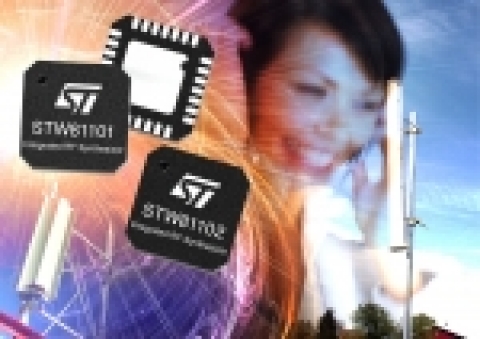ST마이크로일렉트로닉스의 통합 RF 신시사이저, STW81101/ 2