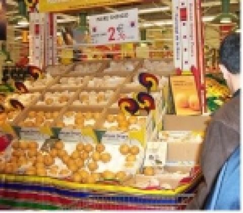 프랑스 배 판촉전 장면