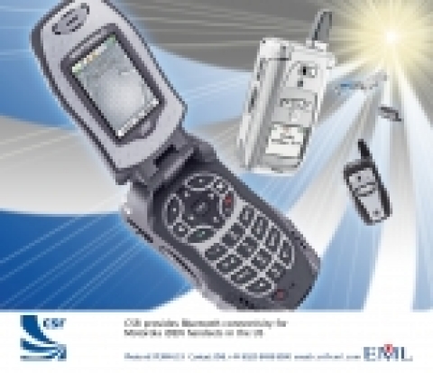 미국 모토로라 iDEN 핸드셋에 CSR 블루투스 기술 제공한다