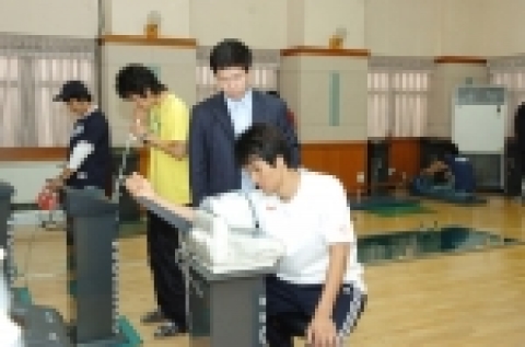 체력검사실 자료 사진