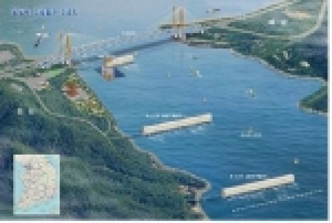 울돌목 조류발전소 조감도