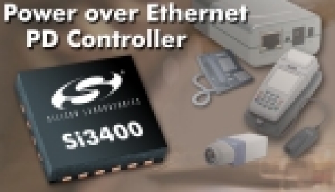 실리콘 래버러토리스, Si3400 제품 출시로 PoE 시장 진출