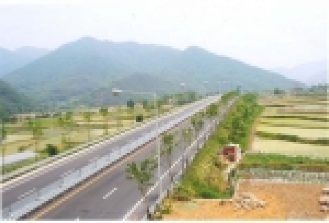 가창용계리~삼산리간 도로 개통 사진