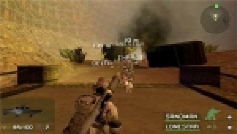 PSP?용「SOCOM: U.S. Navy SEALs Fireteam Bravo」스크린샷 이미지