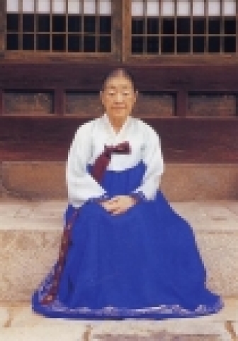 중요무형문화재 제38호 조선왕조궁중음식 명예보유자 인정 예고자 황혜성