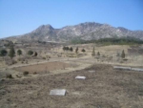 2006년 조사대상지역(만월대 서북지구) 전경